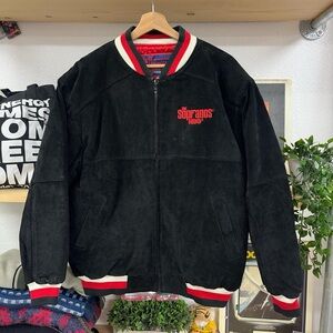 Vintage Sopranos HBO Black and Red Varsity Jacket